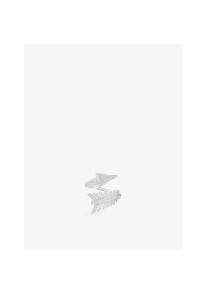 Boucheron Fleche 18ct White-Gold and 0.67ct Diamond Ring