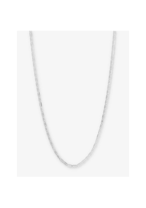 Womens Maria Black Karen Rhodium-Plated Sterling-Silver Chain Necklace
