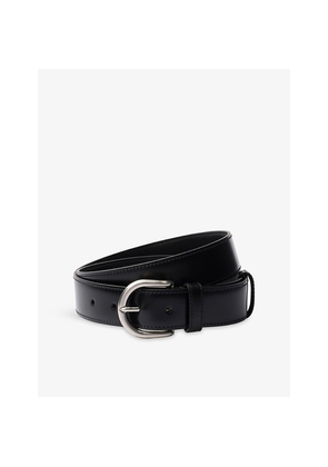 Mens Prada Engraved Leather Belt
