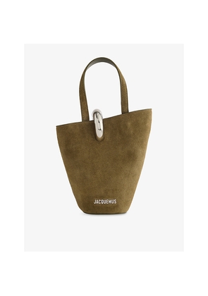 Womens Jacquemus The Bambola Small Suede Top Handle Bag