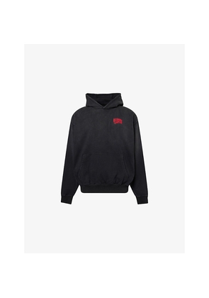 Mens Billionaire Boys Club Oversized Embroidered-Logo Cotton Hoody