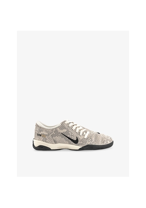 Mens Nike W T90 Embossed Leather Low-Top Trainers