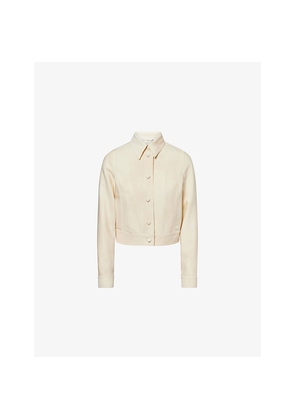 Womens Gabriela Hearst Thereza Cropped Wool Jacket