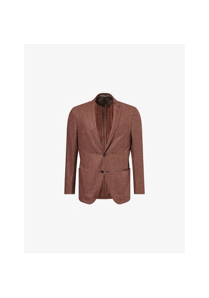 Mens Corneliani Academy Notched-Collar Wool-Cashmere Blend Jacket