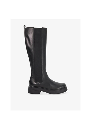 Womens Dune Temmings Leather Knee-High Boots