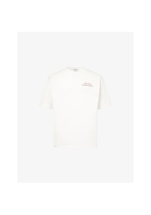 Mens Belier Gentlemans Lounge Crewneck Cotton-Jersey T-Shirt