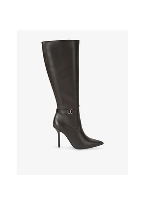 Womens KG Kurt Geiger Heeled Leather Knee-High Boots