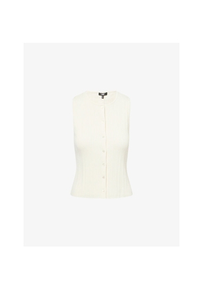 Womens Paige Leria Pleated Knitted Tank Top