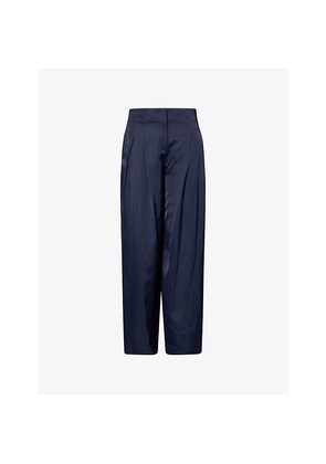 Womens TWP Drew Pleated Woven Trousers