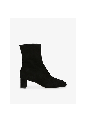 Womens Aeyde Millie Suede Heeled Ankle Boots