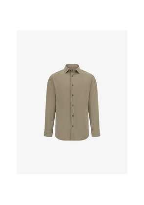 Mens Boggi Milano Slim-Fit Stretch-Nylon Shirt