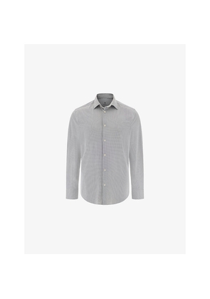 Mens Boggi Milano B Tech Slim-Fit Stretch-Woven Shirt