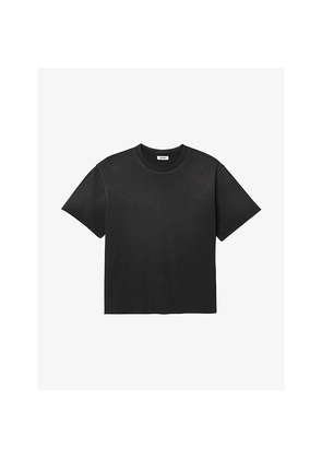 Mens Sandro Worn-Effect Oversized Cotton T-Shirt