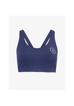 Womens Sporty & Rich Srhcw Scoop-Neck Sports Bra
