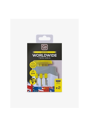 Go Travel Worldwide Usb-A Twin Travel Adaptor