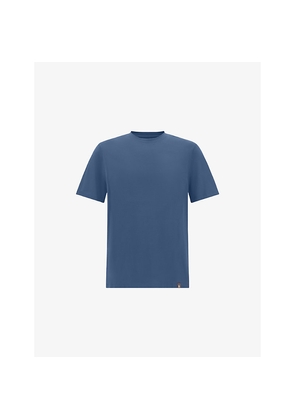 Mens Boggi Milano Short-Sleeved Crewneck Stretch-Cotton T-Shirt