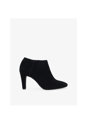 Womens Dune Omarah Suede Heeled Ankle Boots