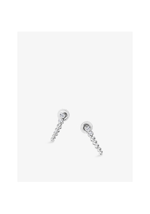 Womens Carat London Baby Quentin Sterling-Silver and Cubic Zirconia Drop Earrings