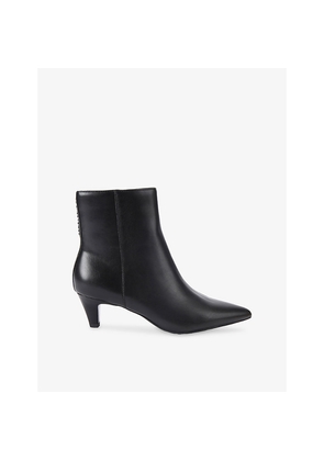 Womens KG Kurt Geiger Tansy Leather Heeled Ankle Boots