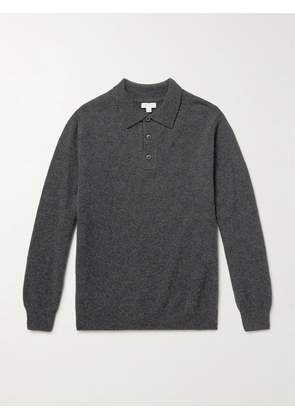 Sunspel - Wool Polo Shirt - Men - Gray - S