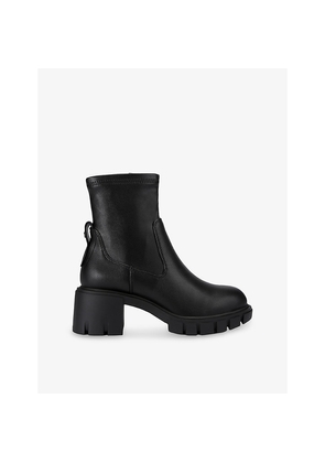 Womens KG Kurt Geiger True Sock Faux-Leather Ankle Boots