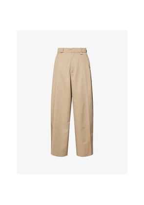 Mens Willy Chavarria Cholo Wide-Leg Cotton Blend Chino Trousers