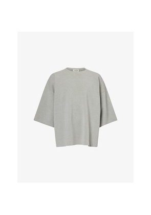 Mens Fear Of God Milano Short-Sleeve Wool-Knitted Top