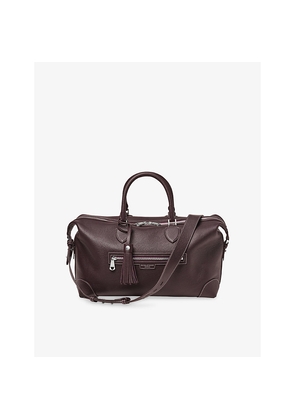 Mens Aspinal Of London Husdon Leather Flight Bag