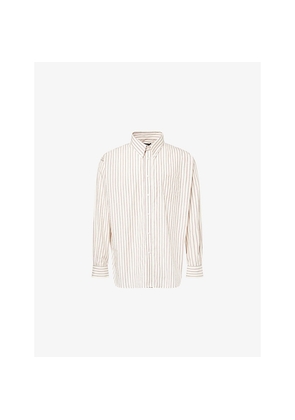 Mens Willy Chavarria Veterano Striped Cotton Shirt