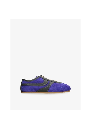 Womens Dries Van Noten Dustin Suede Trainers