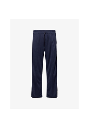 Mens The Couture Club Tape Mesh Straight-Leg Woven Jogging Bottoms