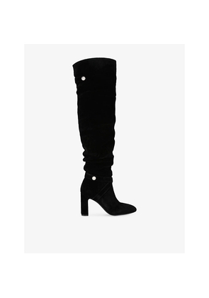 Womens Carvela Jackpot Slouch Suede Over-The-Knee Boots