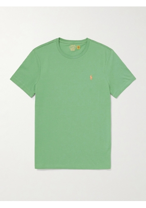 Polo Ralph Lauren - Logo-Embroidered Cotton-Jersey T-Shirt - Men - Green - XS