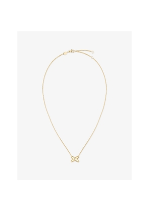 Chaumet Jeux De Liens 18ct Yellow-Gold and 0.02ct Diamond Pendant Necklace