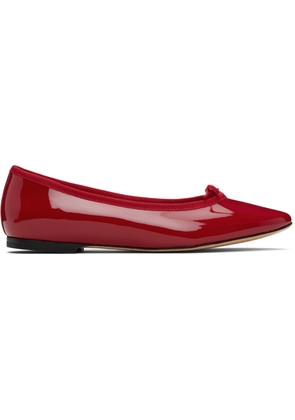 Repetto Red Cendrillon Pointed-Toe Ballerina Flats