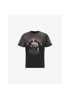 Mens Willy Chavarria San Chachi Produce Easy Tee Crewneck Cotton-Jersey T-Shirt