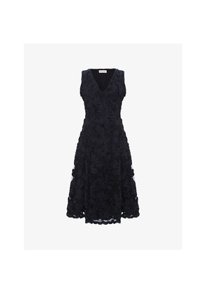 Womens Phase Eight Paloma V-Neck Lace Midi Dress