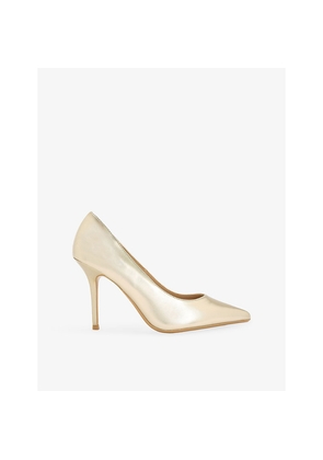 Womens KG Kurt Geiger Nala Faux-Leather Heeled Courts