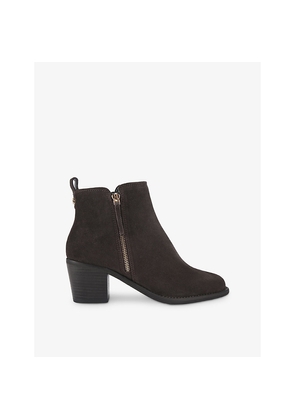 Womens Carvela Secil Suede Heeled Ankle Boots