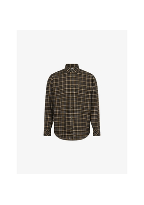 Mens Carhartt WIP Wildmark Check-Pattern Cotton Shirt