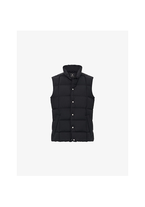 Mens Boggi Milano Stand-Collar Quilted Shell-Down Gilet