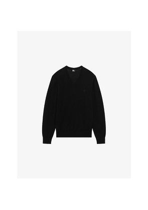 Mens The Kooples V-Neck Regular-Fit Wool Jumper