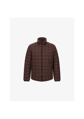Mens Boggi Milano Quilted Side-Pocket Shell-Down Jacket