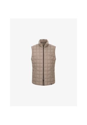 Mens Boggi Milano High-Neck Quilted Shell-Down Gilet
