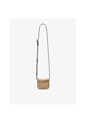 Womens Allsaints Maeve Card Leather Cross-Body Bag