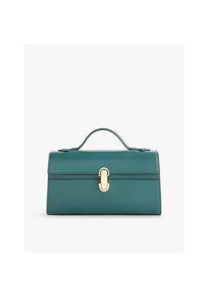 Womens Savette Symmetry Pochette Leather Top-Handle Bag