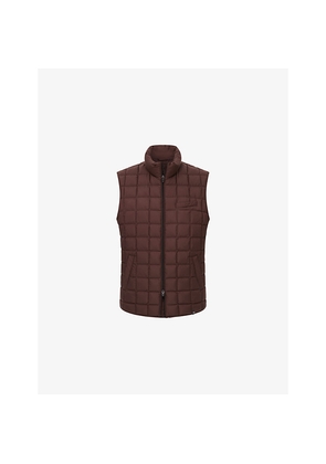 Mens Boggi Milano High-Neck Quilted Shell-Down Gilet