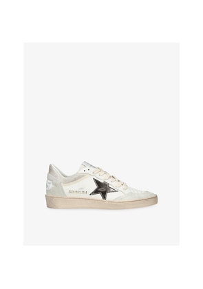 Womens Golden Goose Ballstar 15786 Leather Low-Top Trainers