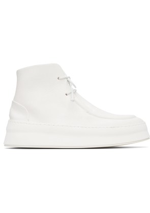 Marsèll White Cassapana Boots