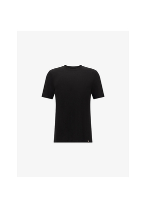 Mens Boggi Milano Round-Neck Short-Sleeve Wool Blend T-Shirt